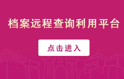 档案远程查询利用平台